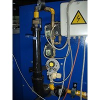 Fixed holding and melting furnace, gas, for 150 kg aluminium, METAFOUR